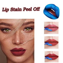 KTouler Peel Off Lip Liner Stain,Long Lasting Waterproof Highly Pigmented Color Peel Off Lip Stain Liner,3 Pcs Nourishing With Matte Finish Lip Stain Liner