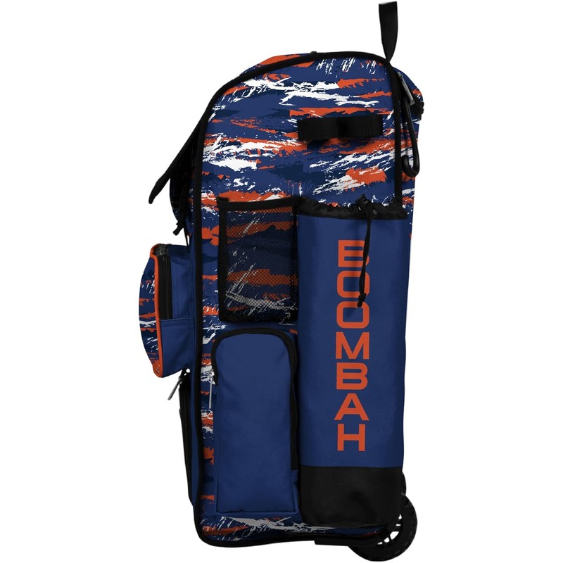 Boombah Rolling Superpack Baseball/Softball Gear Bag - Telescopic Handle -
