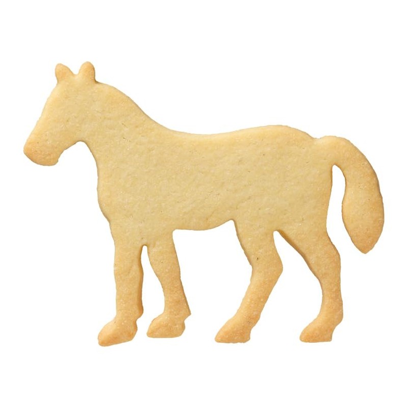 Birkmann 1010717210 11.6 cm Horse Cookie Cutter, Stainless Steel, Grey,
