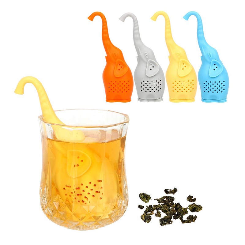 Tvoip - Infusor de té de silicona con forma de