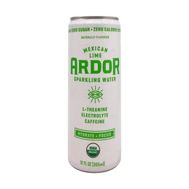 Ardor Organic Mexican Lime Sparkling Energy Water, 12 FZ