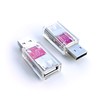 PortaPow USB Data Blocker - Protect Against Juice Jacking (Transparent,