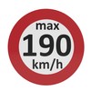 AUPROTEC Speed Sticker, Winter Tyre Sticker, 160-240 km/h