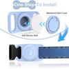 [2 Pack] Waterproof AirTag Dog Collar Holder Case, Silicone Full-Body