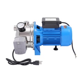 0.75HP Shallow Well Pump 793GPH Water Transfer Pump Cast Iron Pressure Booster Pump Versatile Pump Well for Draining Irrigation and Lawn Farm