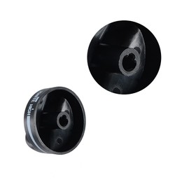 YXQ 8273103 Range Control Knobs Replacement Black for Whirlpool Gas Stove, Replace WP8273103 AP6012363 (4 Pack)