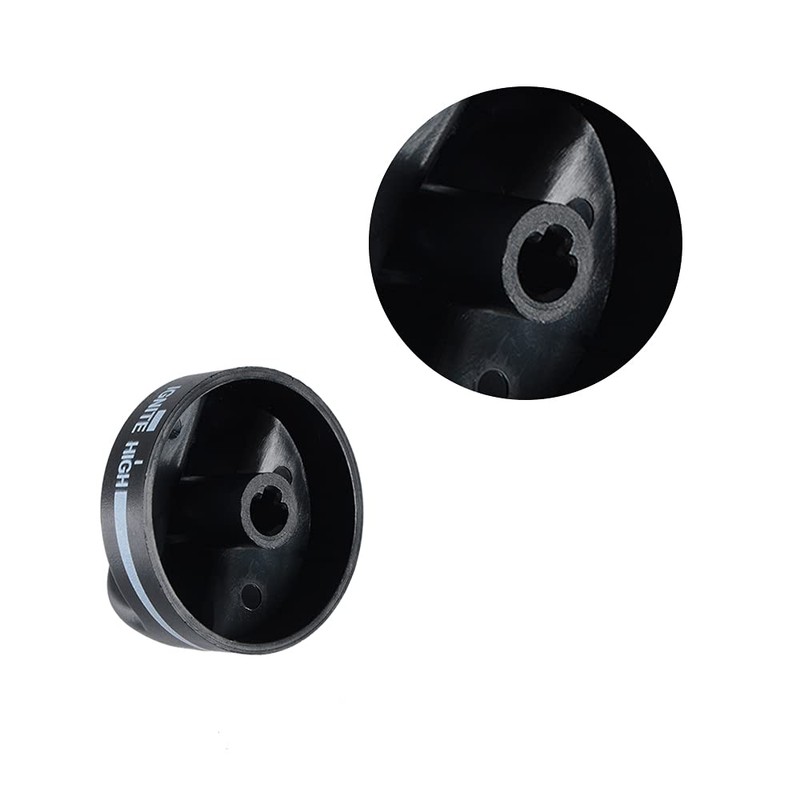 YXQ 8273103 Range Control Knobs Replacement Black for Whirlpool Gas
