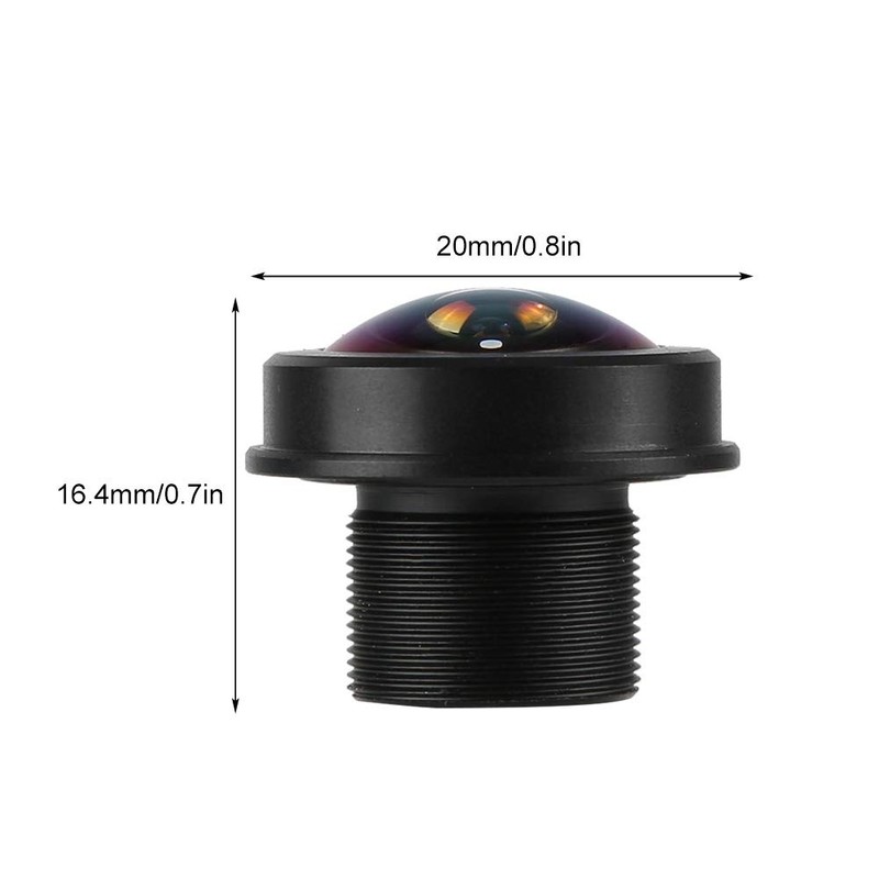 1.56mm F/2.0 5MP HD Fisheye Lens Professional 1/2.5 180 Degree