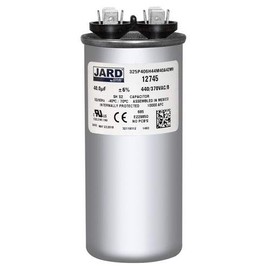 40 uF x 370 or 440 VAC - Jard # 12745 Round Dual Run Capacitor, Sold Each