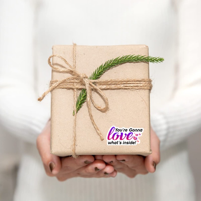 Cute Small Business Stickers,Funny You're Gonna Love What's Inside Business