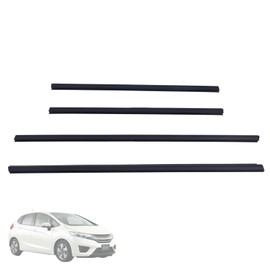 Getfarway Weatherstrip Belt Molding Door Window Outer Trim Seal Belt Compatible with Honda Fit Jazz 2008 2009 2010 2011 2012 2013