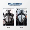 Lorababer Motorcycle Front Headlight Protector Head Light Lens Shield Guard