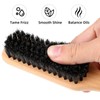 LuojinLuoda Slick Back Hair Brush for Smoothing Ponytail & Detangling