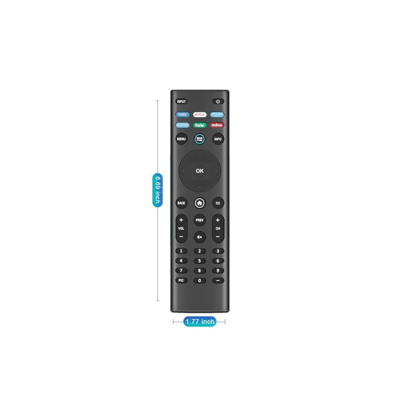 XRT140 Universal Remote Control for Smart TV Replacement Remote XRT136