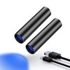 E-riding 2 Pack Black Light UV Light, 365nm Mini Powerful