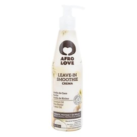 Afro Love Leave-In Conditioner for Curly Hair – Hydrating & Frizz Control – Curl Defining Cream with Coconut Oil, Shea Butter & Castor Oil – Sulfate-Free, Silicone-Free, Paraben-Free – 10 oz