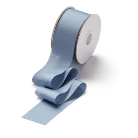 CHUQING Ribbon Wedding Gift Ribbon Wide Blue Gray 1 Roll Decorative Ribbon Fabric Ribbon Chiffon Ribbon 1.5 inch x 25 Yd