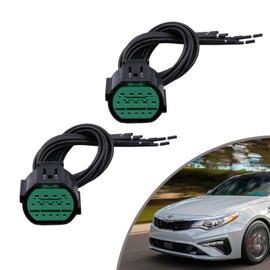 GYUPTRK 2Pack Main Headlight Pigtail Plug 14Pin Fit for Kia Optima Forte Sorento Sportage Rio Telluride 2018-2021, Headlamp Connector Fit for Hyundai Elantra Sonata Veloster Tucson Palisade 2018-2021