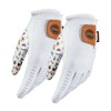 DEGA Golf Gloves 2 Pack 100% Cabretta Leather Golf Glove