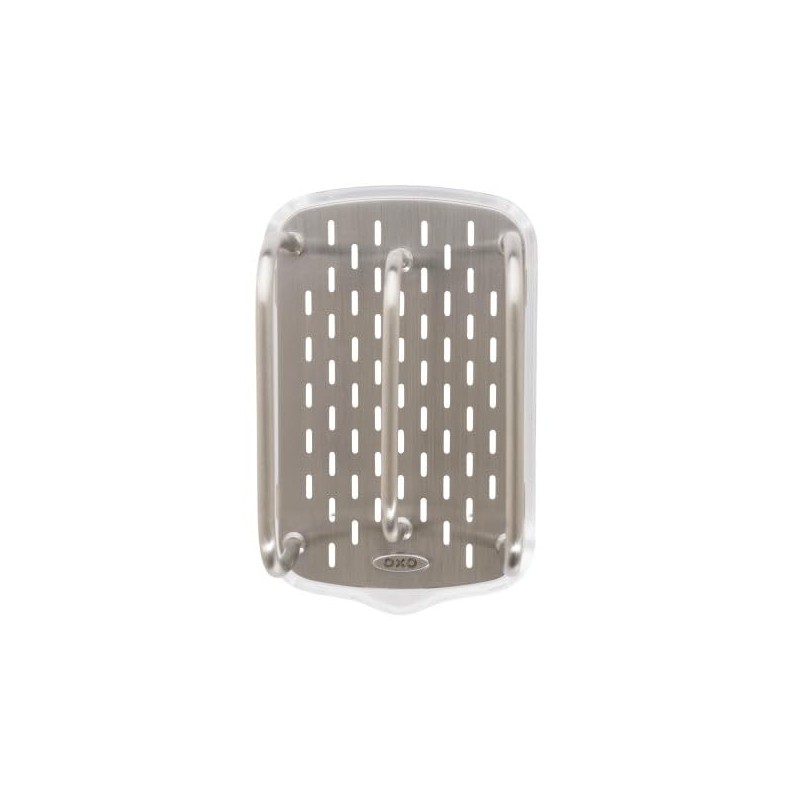 OXO Good Grips Stainless Steel Sponge Holder,Black