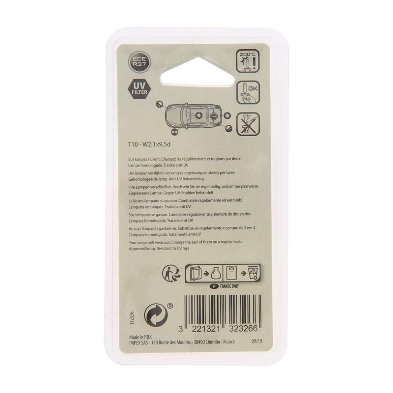 Cartec 132326 2 W5 W 12 V