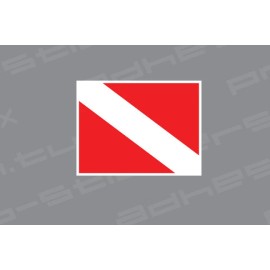 Diver Down Sticker Decal - Vinyl Dive Scuba