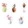 XINYUICEAN 8pcs Mini Vase Magnets for Fridge,Cute Fridge Magnets Set
