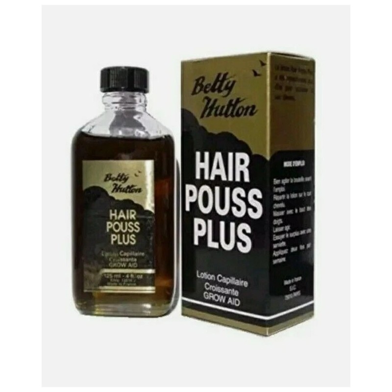 Betty Hutton Hair Pouss Plus Lotion Capillaire Grow Aid 4