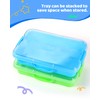 2 Pcs Sand Tray Sensory Bin with Lid and Handle,