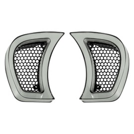 Motorcycle Headlight Vent Accent LED Indicator Side Lights with Turn Signal and Running Light Fit for Harley Road Glide FLTRX FLTRXS CVO Ultra 2015-2023 Clear