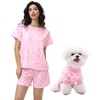 XPUDAC Matching Dog and Owner Clothes Womens Pajama Set Loungewear