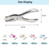 400 Pcs Mini Brad Paper Brads Fastener, Multicolor Metal Brad