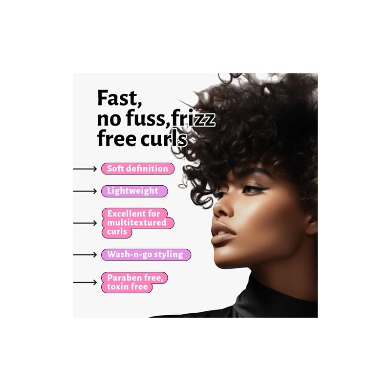 Multi Cultural Curls by Miss Jessies for Unisex - 8.5