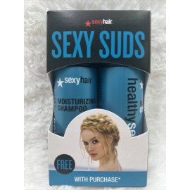 Sexy Hair 2 Pc -Sexy Hair Sexy Suds Travel Set Moisturizing Shampoo & Conditioner 1.7oz Ea