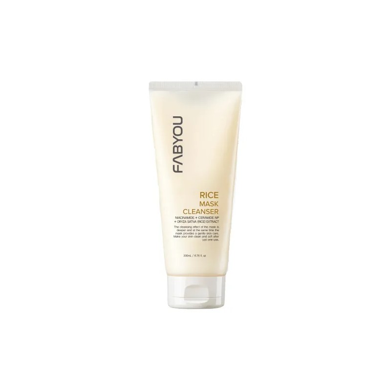 Fabyou Rice Mask Cleanser 200ml Todo Tipo De Piel Día/noche
