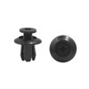 uxcell 20 Pcs Black Plastic Rivet Fastener Auto Car Parts