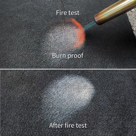 LU-DILAUNK Welding Blanket High Temperature Resistant up to 1800°F Fireproof Fabric Protect from Fire Heat Spark Protection Welding Pad Fireproof Mat