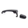 8Pcs Front Rear Left Right Exterior Black Door Handle Set