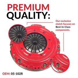 Clutch And Flywheel Kit Compatible With Pt Cruiser Base Limited Street Cruiser Touring Dream Classic 2001-2006 2.4L l4 GAS DOHC Naturally Aspirated (Stage 2; 05-102R)