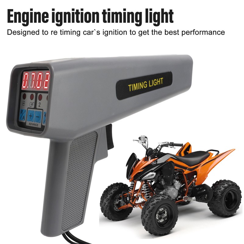DC12V Engine Ignition Timing Light Digital Display Sensitive Ergonomic Comfortable
