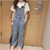 Rolanko Overalls for Kids, Girls Denim Pants, Wide Jumpsuit, Girls