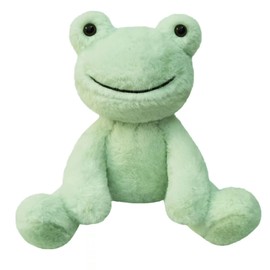 Doindute Green Plush Frog Stuffed Animal Toy, Soft Cuddly Plushie Hugger Toy for Boys & Girls, Birthday Gifts for Kids or Girlfriend, 8.5"