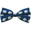 Bowties.jp bd361 Blue Elephant Bowtie, Bowtie, Easy to Wear, blue
