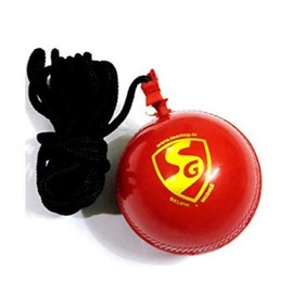 SG Synthetic I Ball with a cord Cricket Hanging Ball For Practice