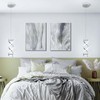 CANEOE Spiral Led Pendant Light Fixture,15W Cold White Light Modern