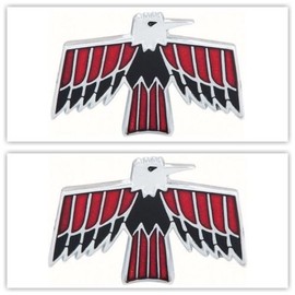 OER 9789589-2 1967-1968 Pontiac Firebird Bird Logo Front Fender Emblem Set/Pair
