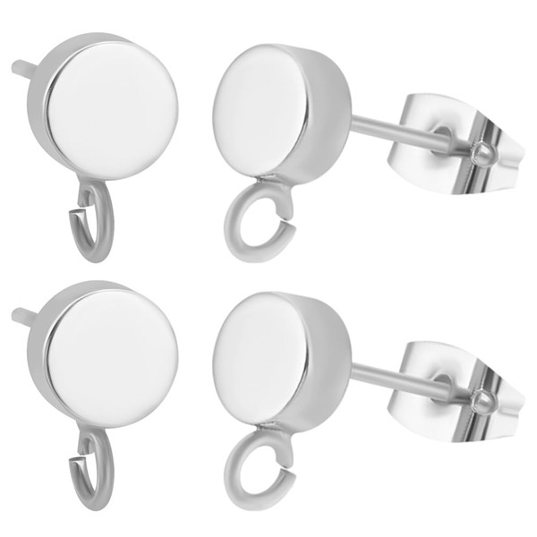 Beebeecraft Pack of 20 925 Stud Earrings with Sterling Silver