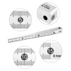 QWORK Taper Gauge Gap Gage Welding Wedge Feeler Gauge Gap