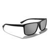 MERRY'S Rectangular Polarized Sports Sunglasses for Men Women Cycling Driving