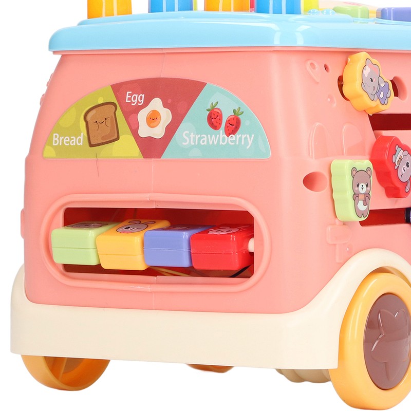 Bus Beat A Mole Toy Educational Sound Light Interactive Musical